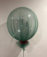 Deco Bubble With Hunter Green Tulle $45