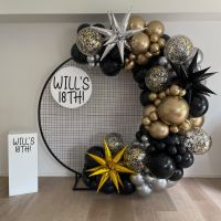 Organic Garland, Mesh Wall Hire & Sign to Keep $730 INC HIRE OF 1 WHITE PERSONALISED PLINTH, DELIVERY & COLLECTION