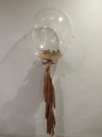 Bubble With Confetti & Tassels $48