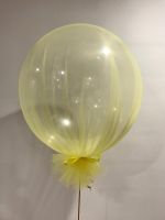 Deco Bubble With Yellow Tulle $45