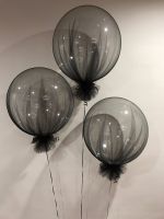 Deco Bubble With Black Tulle $45 each