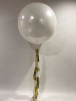 2 Foot White With Tassels $68