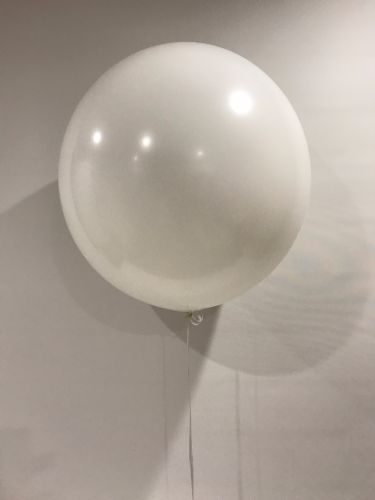 2 Foot White Balloon $45