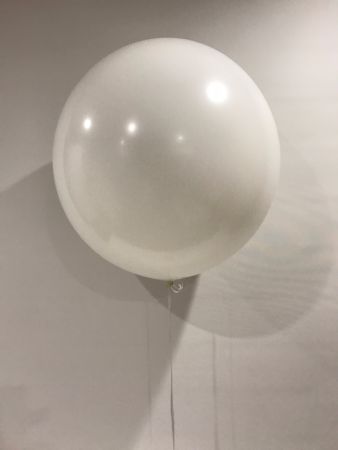 2 Foot White Balloon $48