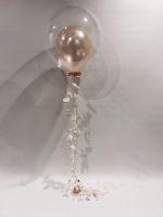 Peach Bubble With Rose Petal Garland $48