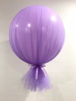2 Foot Lavender With Lavender Tulle $60