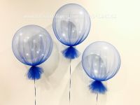 Deco Bubble With Sapphire Tulle $45 each