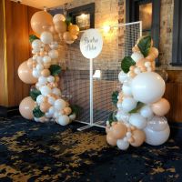 Organic Garland, 2 x Mesh Wall Hire & Sign to Keep 900 + $30 Hire of Leaves INC 1 WHITE PLINTH HIRE, DELIVERY & COLLECTION