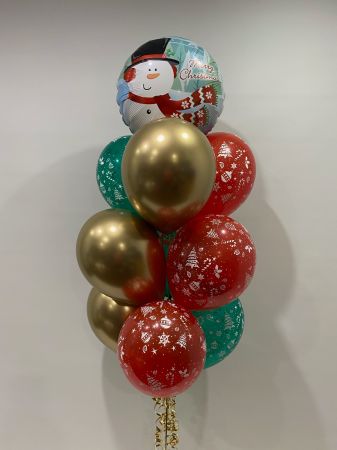 Snowman Foil & 9 Latex $63