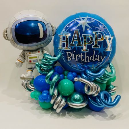 Astronaut Happy Birthday Marquee $185