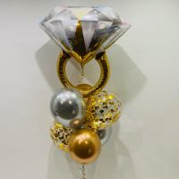 Diamond Ring, Chrome & Confetti $81