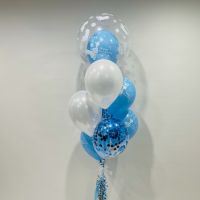 Footprint Deco Bubble, 11 Confetti x 2, 4 Latex & Tassels $96