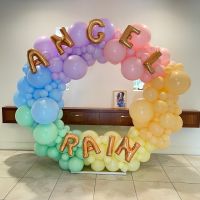 Organic Garland & Round Frame Hire, $750, INC HIRE OF 1 WHITE PLINTH, DELIVERY & COLLECTION,  Letters $16 ea