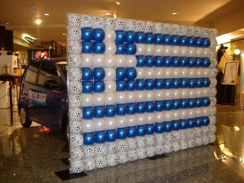 Greek Soccer Flag $600 inc1 White Plinth Hire