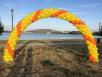 Yellow & Orange Outdoor Arch $450