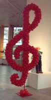 A balloon sculpture